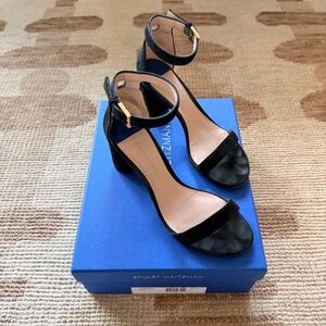Stuart Weitzman Nudist block heel 75 sandals
